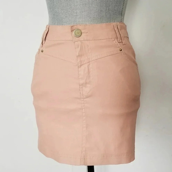 STRADIVARIUS EU 36 / US 4 WOMEN'S SKIRT SHORT DENI - Picture 1 of 8